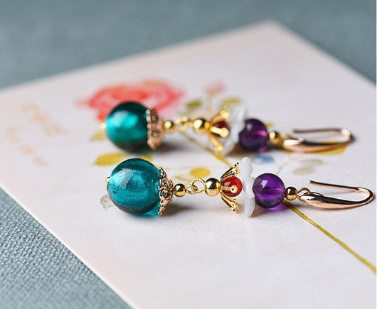 Aretes de Vidrio Árbol Ancestral con Mil Vides - Image 10