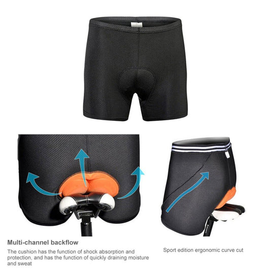Pantalones Cortos Ciclismo con Diseño Estampado y Forro de Silicona - Image 13