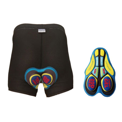 Pantalones Cortos Ciclismo con Diseño Estampado y Forro de Silicona - Image 17