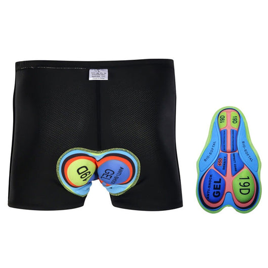 Pantalones Cortos Ciclismo con Diseño Estampado y Forro de Silicona - Image 19