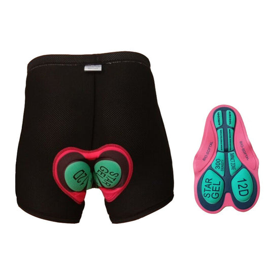 Pantalones Cortos Ciclismo con Diseño Estampado y Forro de Silicona - Image 20