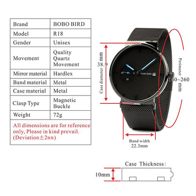 Reloj de Cuarzo con Acero Inoxidable - Image 6