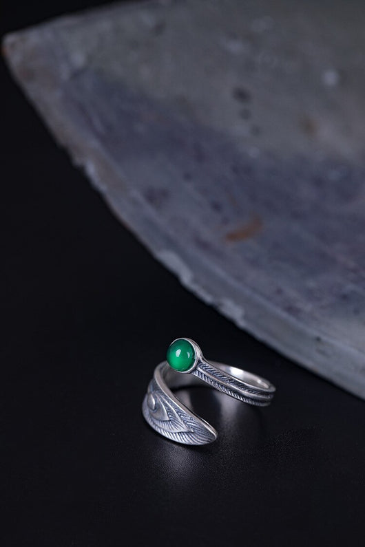 Anillos de Plata 925 con Diseño de Cola de Pavo Real - Image 9
