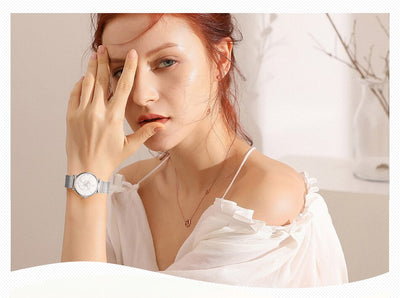 Reloj de Cuarzo para Mujer con Pulsera de Malla - Image 9