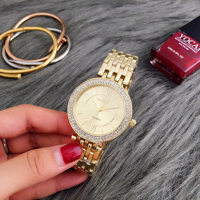 Reloj de Diseño Romano Elegante con Cristal de Lujo - Image 5