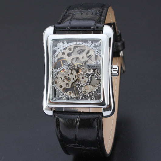 Reloj Mecánico Esqueleto para Hombre - Image 4