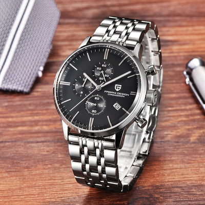 Reloj Calendario Multifunción de Tres Esferas - Image 9