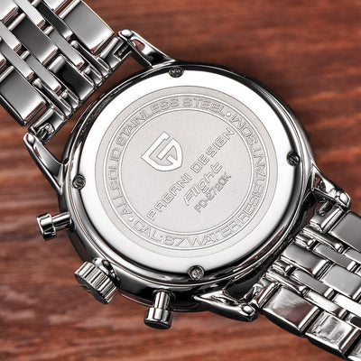 Reloj Calendario Multifunción de Tres Esferas - Image 28