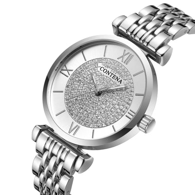 Reloj de Pulsera Elegante con Diamantes y Cierre Pequeño - Image 8