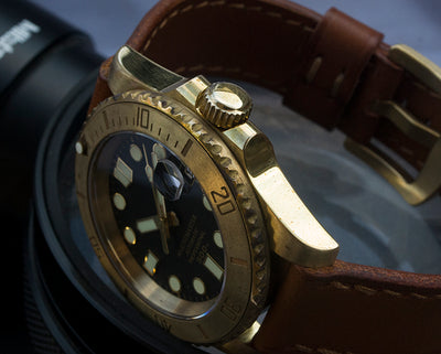 Reloj de Buceo Vintage Bronce Ghost – Sumergible Profesional - Image 13