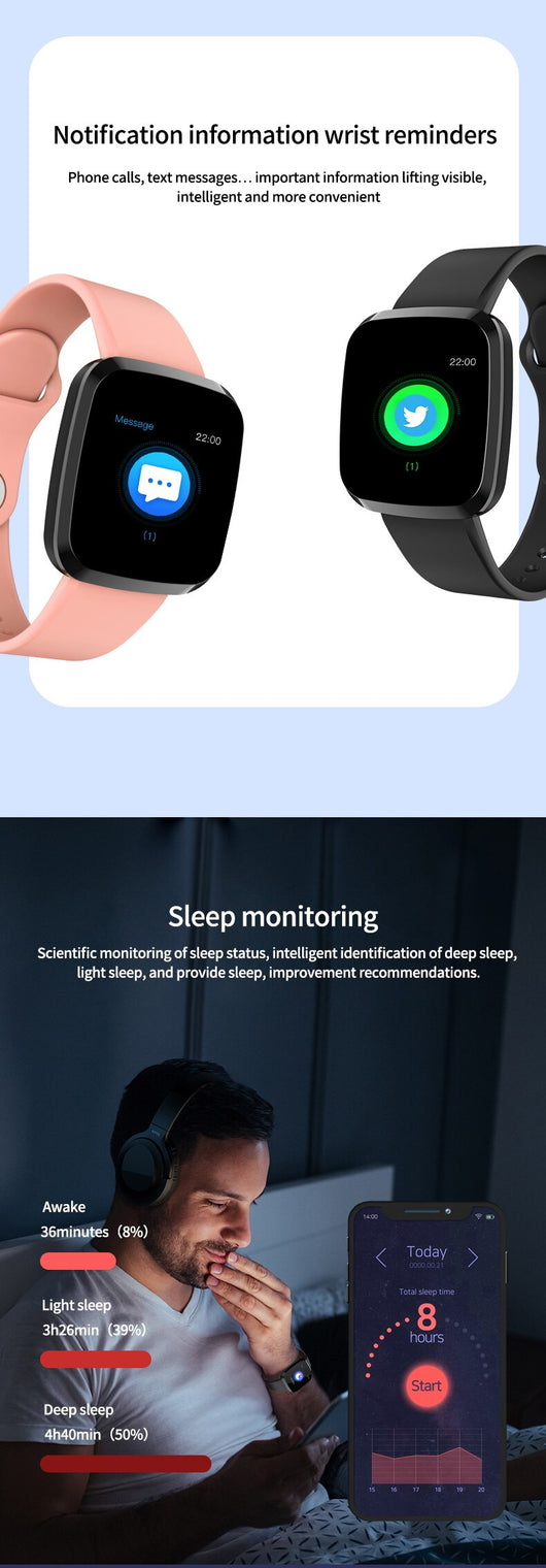 Pulsera Inteligente P3 con Monitor de Presión Arterial y Frecuencia Cardíaca - Image 15