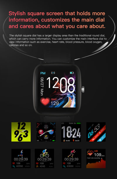 Reloj Inteligente T98 con Monitor de Temperatura Corporal - Image 14