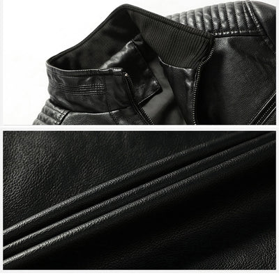 Chaqueta de Cuero para Motociclista Tallas Grandes - Image 12