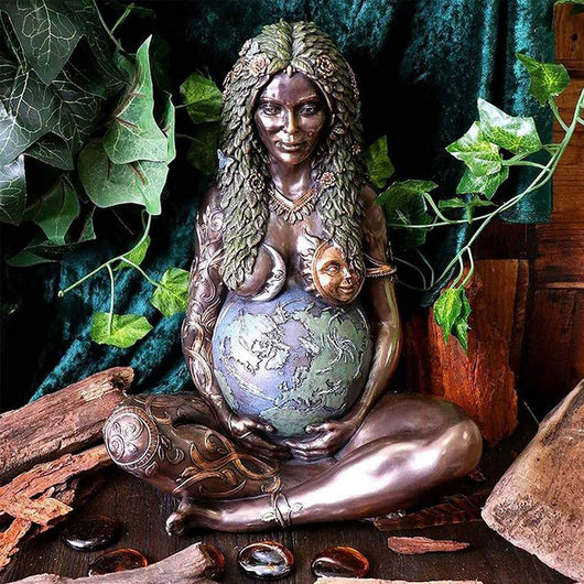 Estatua de la Diosa Madre Tierra - Arte Decorativo - Image 9