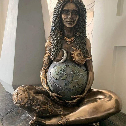 Estatua de la Diosa Madre Tierra - Arte Decorativo - Image 10