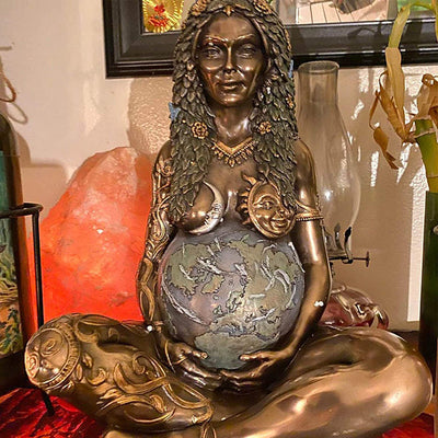 Estatua de la Diosa Madre Tierra - Arte Decorativo - Image 11