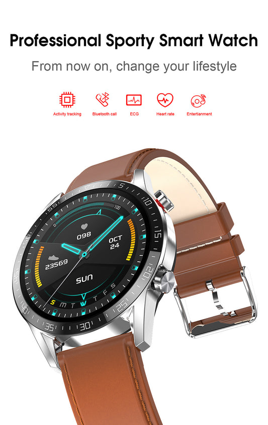 Reloj Inteligente L13 con Bluetooth, Oxígeno en Sangre y ECG - Image 2