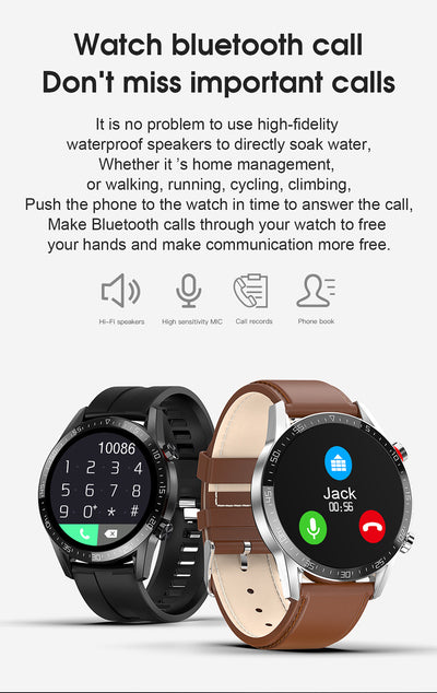 Reloj Inteligente L13 con Bluetooth, Oxígeno en Sangre y ECG - Image 5