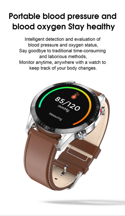 Reloj Inteligente L13 con Bluetooth, Oxígeno en Sangre y ECG - Image 13
