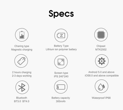 Reloj Inteligente L13 con Bluetooth, Oxígeno en Sangre y ECG - Image 18