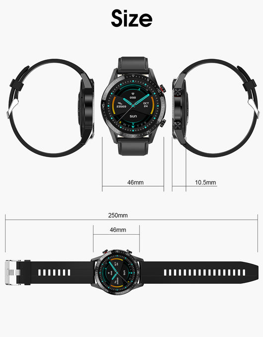 Reloj Inteligente L13 con Bluetooth, Oxígeno en Sangre y ECG - Image 19