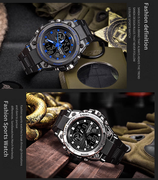 Reloj Deportivo Dual Display con Energía Cinética - Image 9