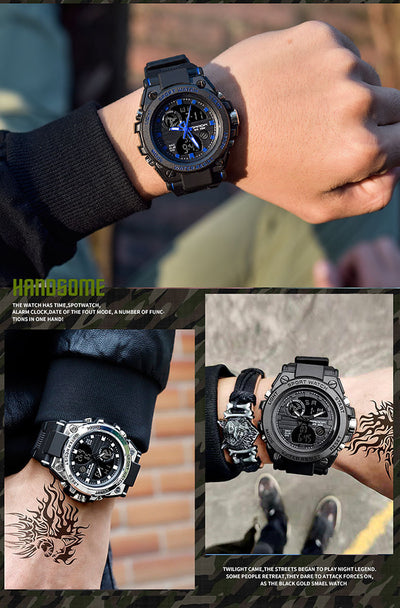 Reloj Deportivo Dual Display con Energía Cinética - Image 10