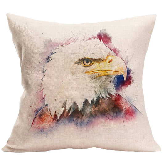 Funda de Almohada de Lino con Diseño de Pájaro Arcoíris - Image 12