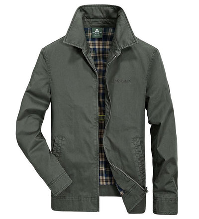 Chaqueta de Algodón para Hombre con Cuello Tipo Solapa - Image 3