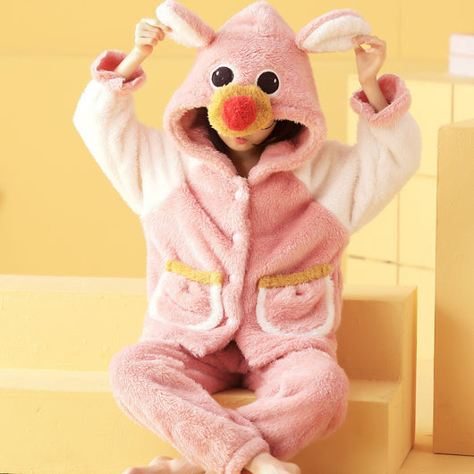 Pijama Infantil Polar con Capucha - Franela Suave y Cálida - Image 6