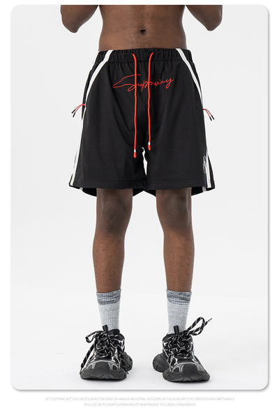 Shorts Casuales Premium Estilo Americano con Malla Transpirable y Detalles en Contraste - Image 25