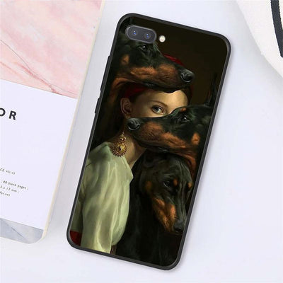 Funda para celular con diseño retro óleo artístico - Image 5