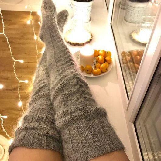 Medias Largas Tejidas hasta la Rodilla - Comodidad y Estilo - Image 4