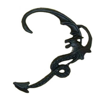 Aretes Góticos Retro Dragón Volador - Estilo Europeo Americano