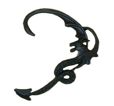 Aretes Góticos Retro Dragón Volador - Estilo Europeo Americano