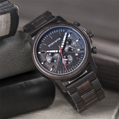 Reloj de Pulsera de Madera Natural