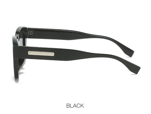 Square fashionable anti-ultraviolet sunglasses with a translucent brown frame and dark brown lenses. - Image 18