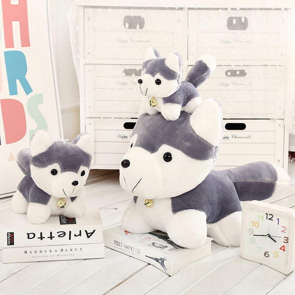 Peluche Husky Adorable - Juguete de Peluche Suave