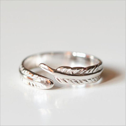 Anillo de Plumas Elegante y Minimalista - Image 8