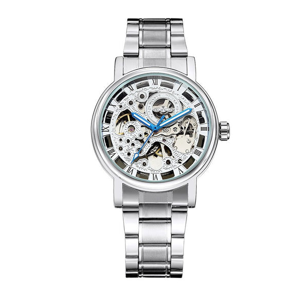 Reloj Mecánico de Esqueleto Transparente