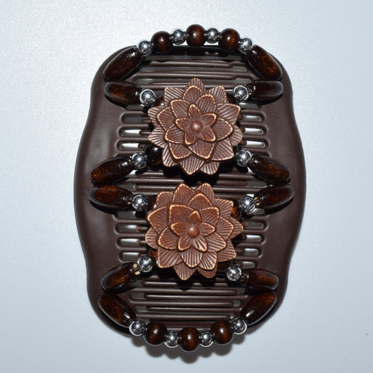 Peine Doble Elástico con Clip para Cabello - Accesorios de Moda para Mujeres - Image 4
