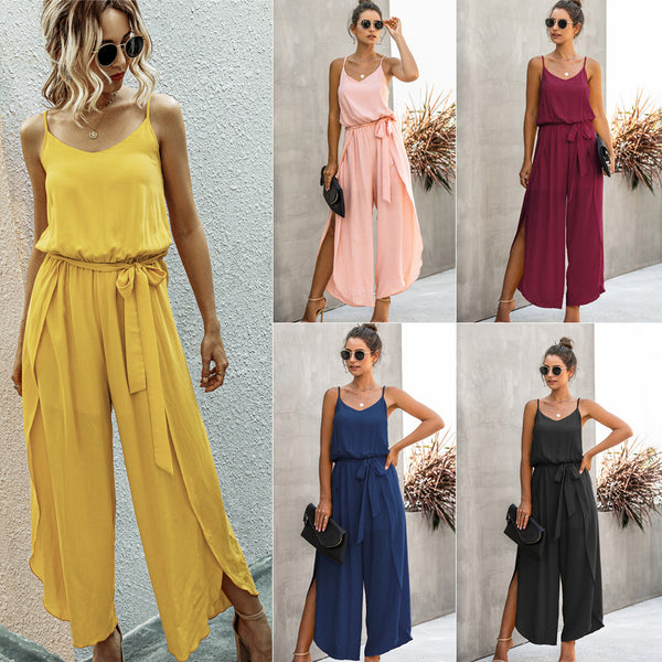 Jumpsuit Mujer con Abertura Lateral