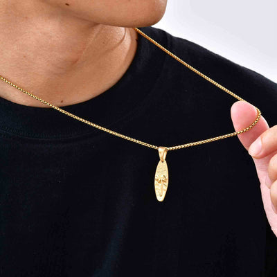 Collar Casual de Acero Inoxidable con Coco para Hombre - Estilo Resort - Image 21