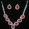 Conjunto de Collar y Aretes de Diamantes Elegante