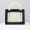 Bolso Tejido de Perlas y Cuentas Hecho a Mano