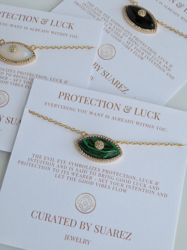 Colar Olho Grego Diamante