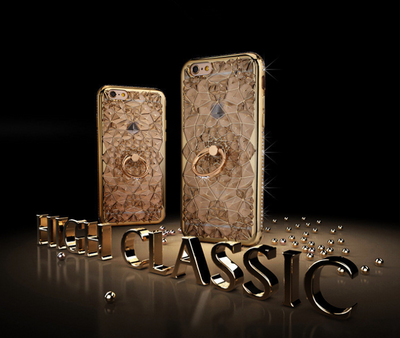 Funda para Teléfono con Acabado de Platino y Diamantes - Image 3