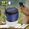 Linterna Solar Portátil con Altavoz Bluetooth y Cargador Inalámbrico