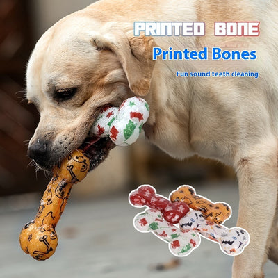 Juguete Masticable de Hueso con Sonido TPR para Mascotas - Image 8