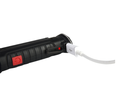 Linterna Táctica LED COB Recargable USB Impermeable con Imán y Gancho - Image 10